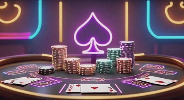 Meja live roulette dengan dealer di studio bandulan